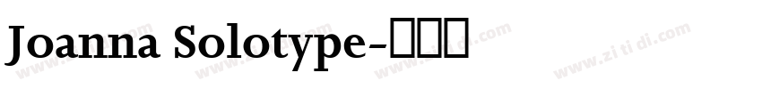 Joanna Solotype字体转换